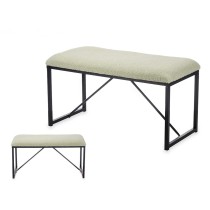 Banc Gift Decor TR23063-3 Vert Métal Tissu 81 x 42 x 38 cm