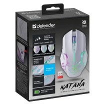 Gaming Mouse Defender 52512 White 3200 DPI