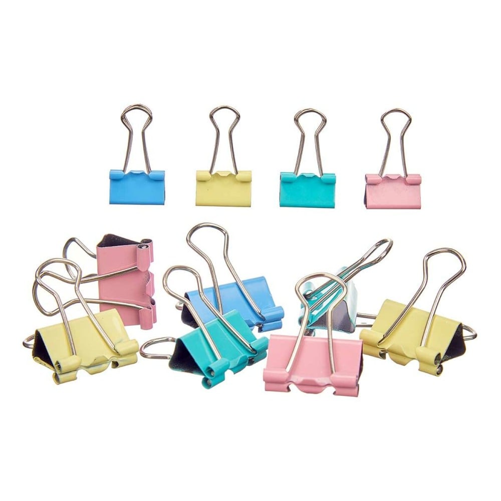 Pinces de serrage Pincello 387 Multicouleur Métal Trombone Petit (24 Unités)