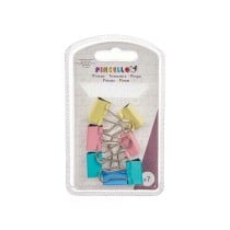 Pinces de serrage Pincello 387 Multicouleur Métal Trombone Petit (24 Unités)