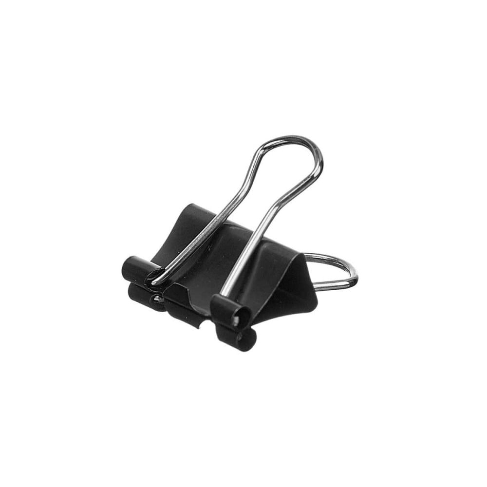 Pinces de serrage Pincello 390 Noir Métal Trombone Petit (24 Unités)
