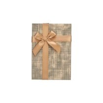 Set of decorative boxes Pincello 138 Brown Black Cardboard Stripes Lasso 3 Pieces