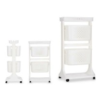 Gemüsewagen Kinvara TP-747-1 Weiß Polypropylen Kunststoff 33 x 83,5 x 42 cm