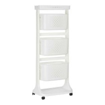 Vegetable trolley Kinvara TP-749 White polypropylene Plastic 33 x 112 x 41 cm