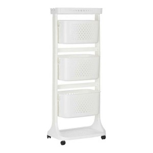 Vegetable trolley Kinvara TP-749 White polypropylene Plastic 33 x 112 x 41 cm
