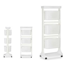 Gemüsewagen Kinvara TP-749 Weiß Polypropylen Kunststoff 33 x 112 x 41 cm