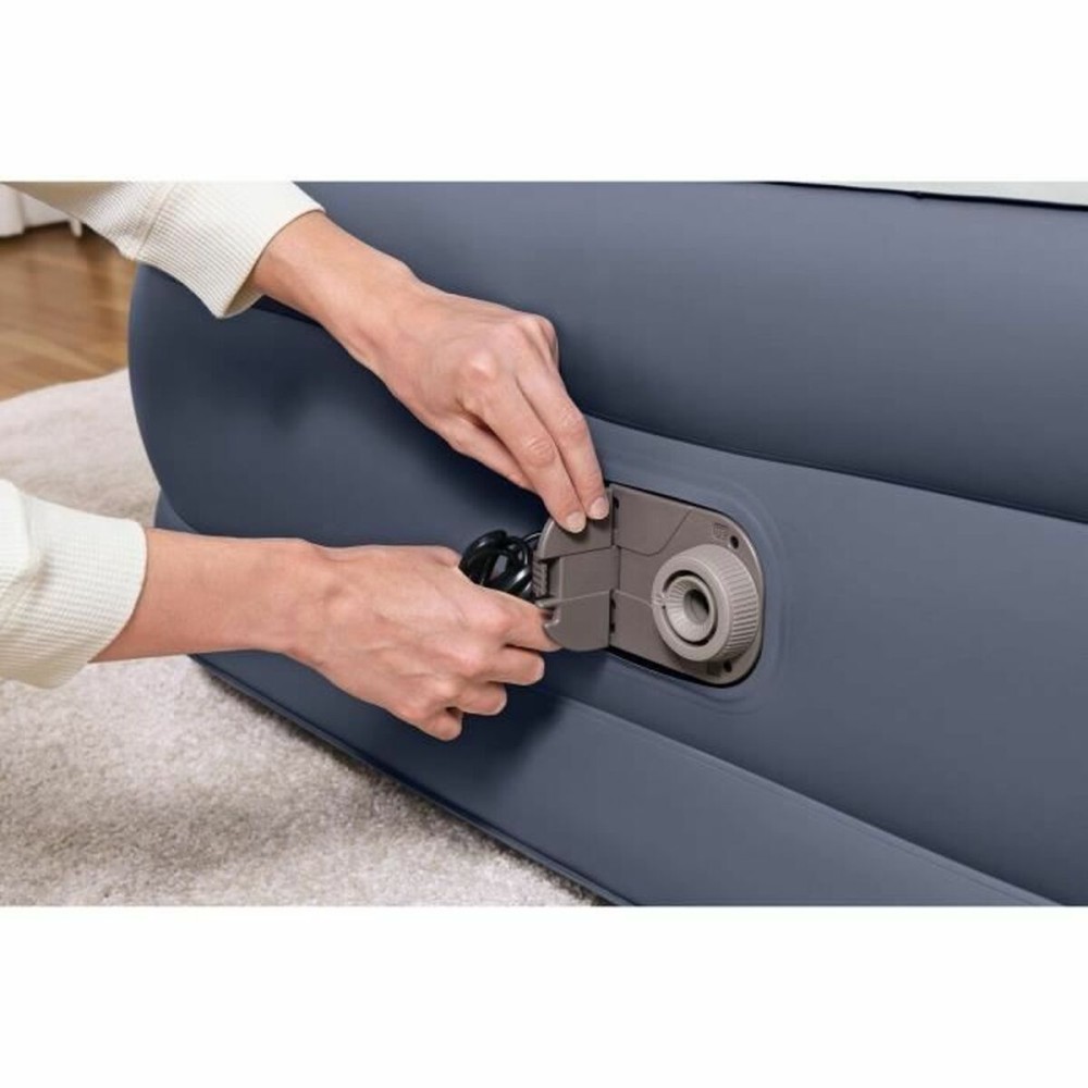 Bestway Doppelbett mit Motor Kopfteil 226x152x84 cm Aufblasbar Camping 67923