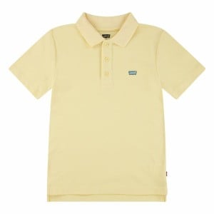 Jungen Kurzarm-Poloshirt Levi's Lvb Back Neck Tape Gelb