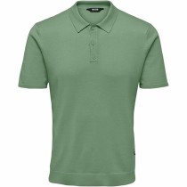 Polo à manches courtes homme Only & Sons Onswyler Life Reg 14 Ss Knit Vert