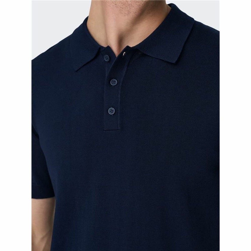 Polo à manches courtes homme Only & Sons Onswyler Life Reg 14 Ss Knit Stormy