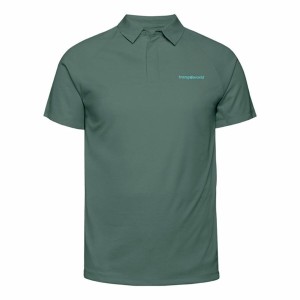 Polo à manches courtes homme Trangoworld Bonete Bleu