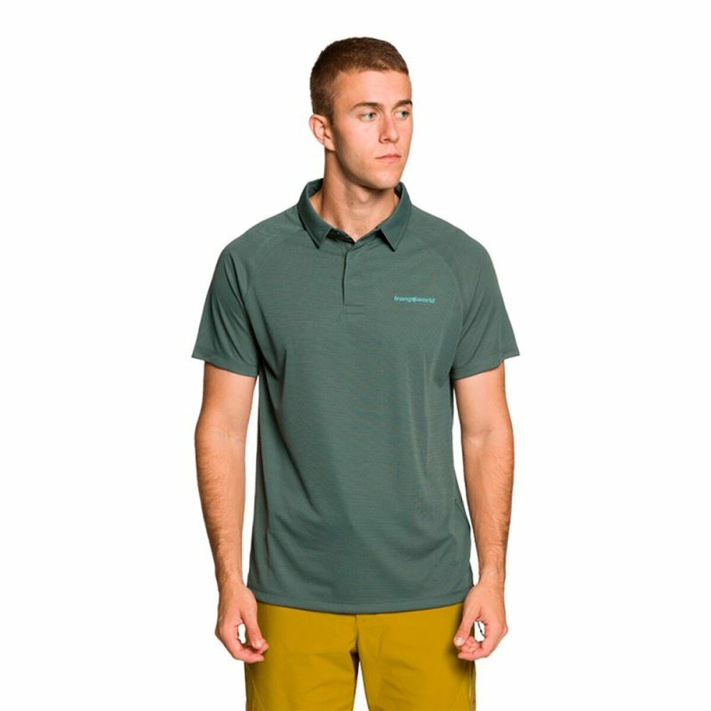 Polo à manches courtes homme Trangoworld Bonete Bleu