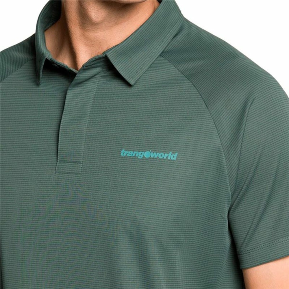 Polo à manches courtes homme Trangoworld Bonete Bleu