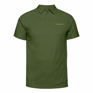 Polo à manches courtes homme Trangoworld Bonete Olive