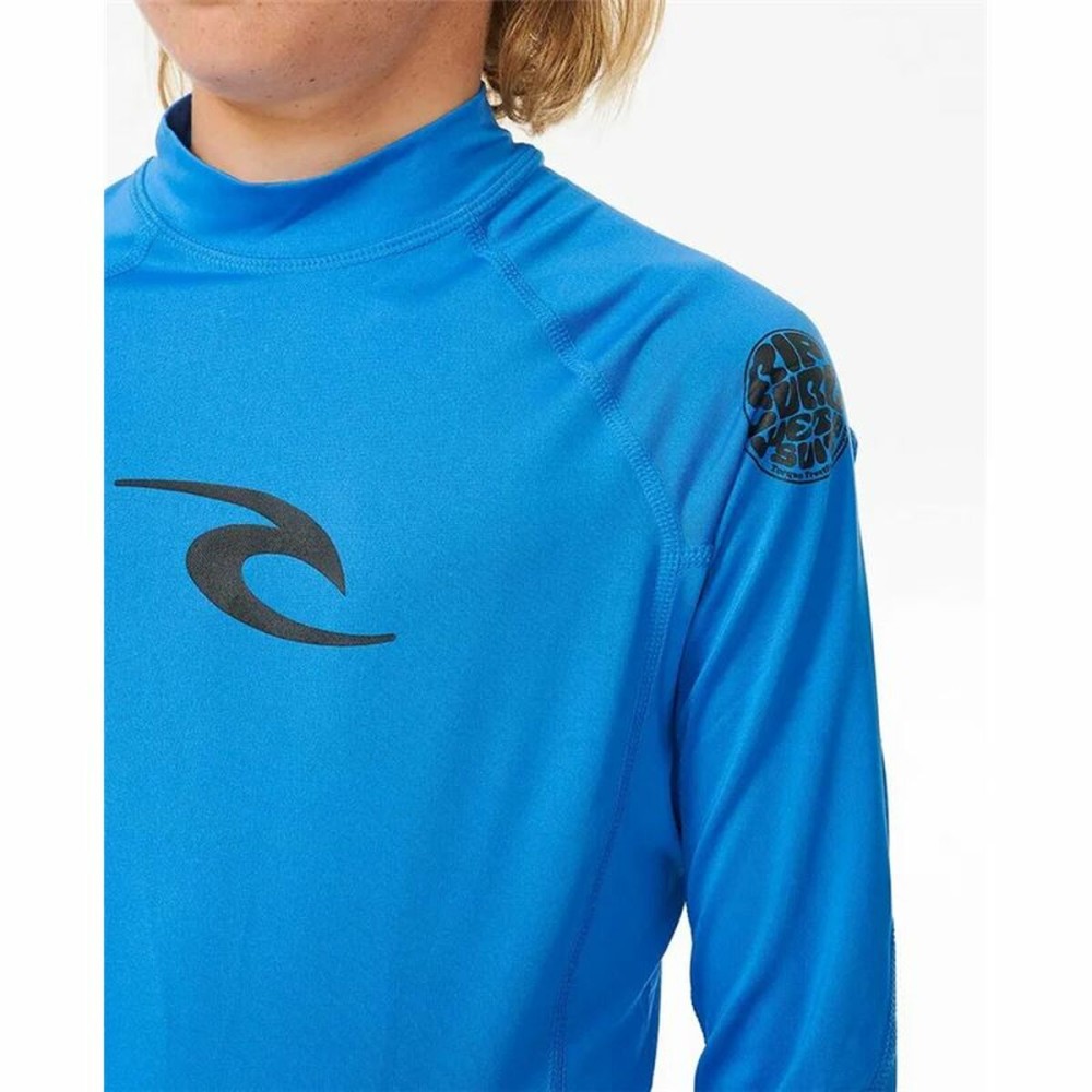 Bade-T-Shirt Rip Curl Wave Upf L/S Blau