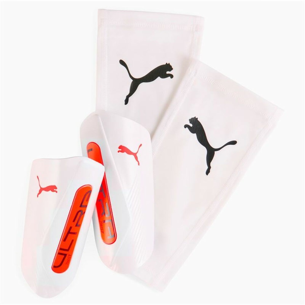 Football Shinguards Puma Ultra Twist Sleeve White