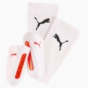 Fussball Schienbeinschützer Puma Ultra Twist Sleeve Weiß