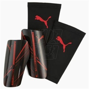 Football Shinguards Puma Attacanto Sleeve Black