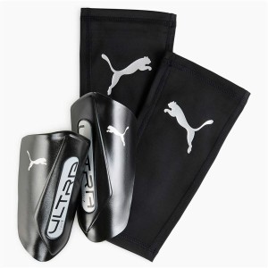 Football Shinguards Puma Ultra Twist Sleeve Black