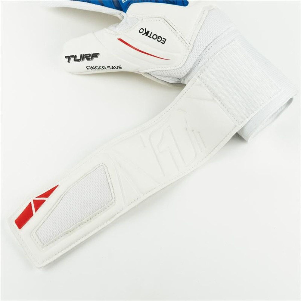 Torwarthandschuhe Rinat Egotiko Vengador Spine Turf Weiß Erwachsene