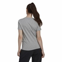 Damen Kurzarm-T-Shirt Adidas Essentials Logo Mujer Hellgrau (L)