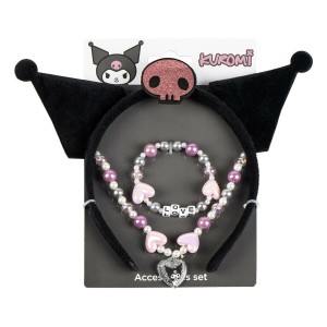 Trousse à bijoux Hello Kitty Noir 3 Pièces