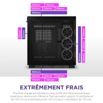 Boîtier ATX semi-tour NZXT H9 Elite Noir