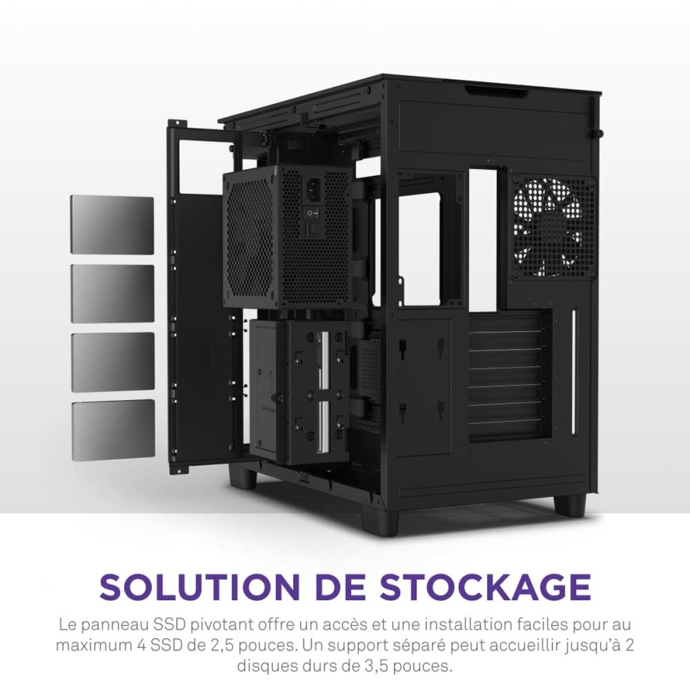 Boîtier ATX semi-tour NZXT H9 Elite Noir