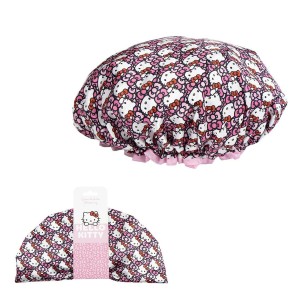 Shower Cap Hello Kitty Pink 100 % polyester
