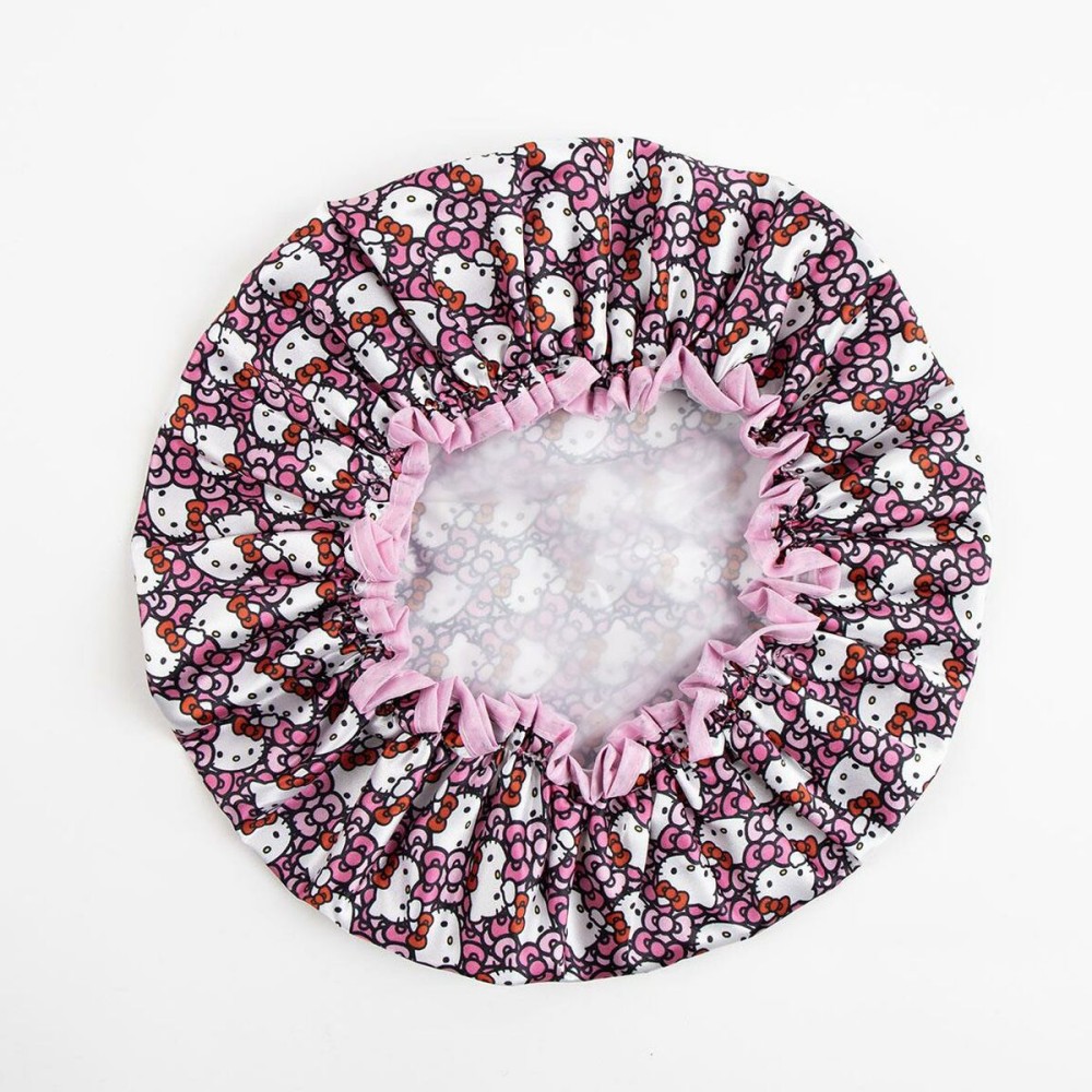 Shower Cap Hello Kitty Pink 100 % polyester