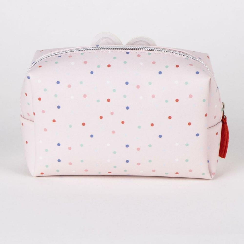 Reise-Toilettentasche Minnie Mouse Rosa 100 % Polyurethan 28 x 10 x 17,5 cm