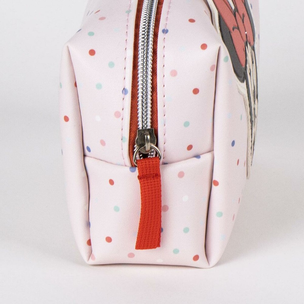 Reise-Toilettentasche Minnie Mouse Rosa 100 % Polyurethan 28 x 10 x 17,5 cm