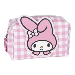 Nécessaire de Voyage Hello Kitty Rose 100 % Polyuréthane 7,5 x 10 x 18 cm