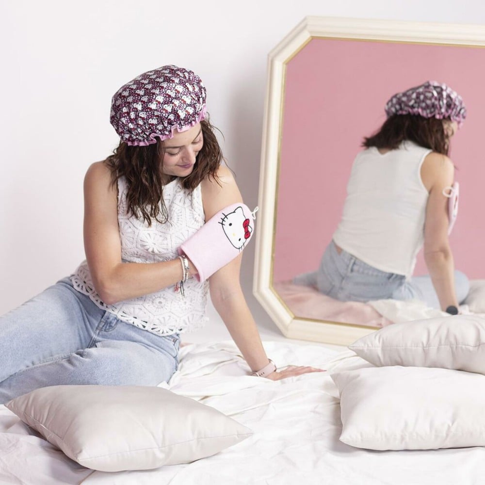 Gant de toilette Hello Kitty Rose
