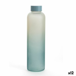 Bouteille d'eau Quid Quidate Bleu verre 600 ml (12 Unités)