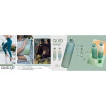 Wasserflasche Quid Quidate Blau Glas 600 ml (12 Stück)