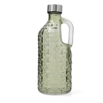 Water bottle Quid Calypso Green Glass 1 L (12 Units)