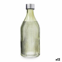 Water bottle Quid Maison Green Glass 1 L (12 Units)