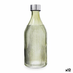 Water bottle Quid Maison Green Glass 1 L (12 Units)