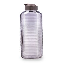 Wasserflasche Quid Velvet Grau Glas 1,8 L (6 Stück)