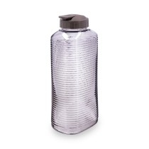 Water bottle Quid Velvet Grey Glass 1,8 L (6 Units)