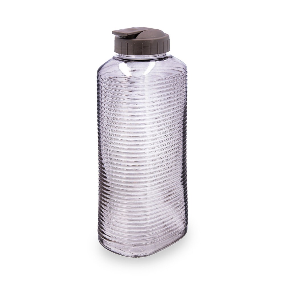 Wasserflasche Quid Velvet Grau Glas 1,8 L (6 Stück)