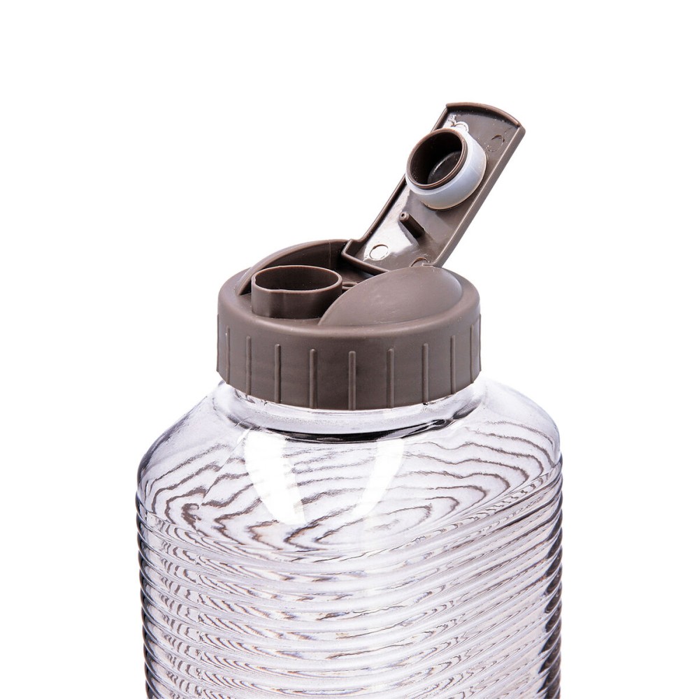 Water bottle Quid Velvet Grey Glass 1,8 L (6 Units)