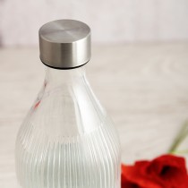 Bouteille d'eau Quid Maison Gris verre 1 L (12 Unités)