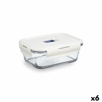 Lunchbox hermetisch Luminarc Baltic Creme Glas 820 ml (6 Stück)