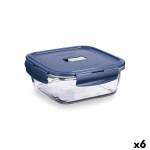Lunchbox hermetisch Luminarc Baltic Blau Glas 1,22 L (6 Stück)