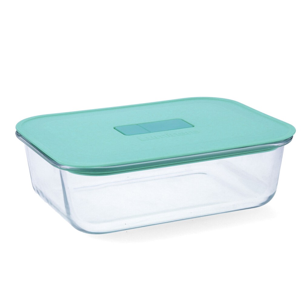 Boîte à lunch hermétique Luminarc Joy Bleu verre 1,5 L (6 Unités)