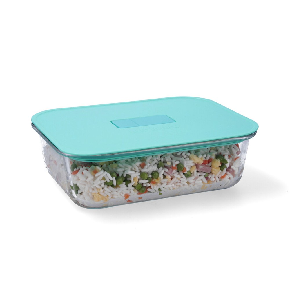 Boîte à lunch hermétique Luminarc Joy Bleu verre 1,5 L (6 Unités)