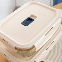 Lunchbox hermetisch Luminarc Baltic Creme Glas 1,22 L (6 Stück)