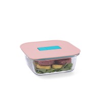 Lunchbox hermetisch Luminarc Joy Orange Glas 800 ml (6 Stück)